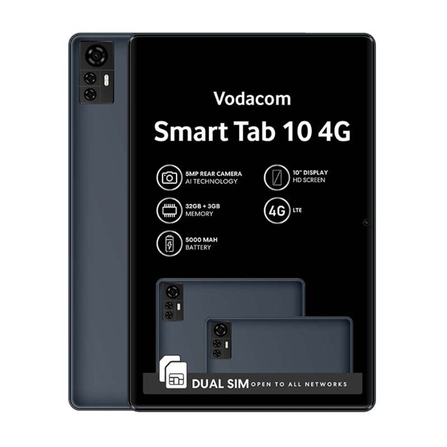 Vodacom Smart Tab 10 4G 32GB - Black | 10
